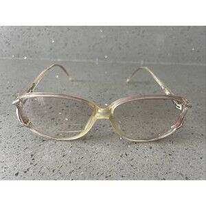 Marcolin Eyeglasses Frames ONLY Col 151 54-14-135 clear oversized vintage